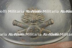 Casque Adrian 1915 artillerie — miniature 4