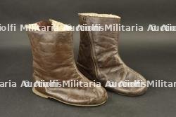 Paire de bottes de vol fourrées Lemercier