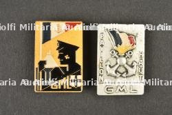 Lot de deux insignes GML — photo 1