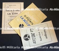 Brochures de la Milice Française