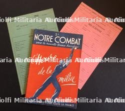 Documents autour de la Milice Française