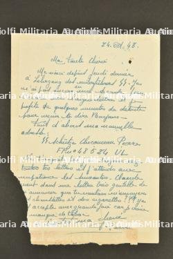 Lettre SS Schütz Charlemagne