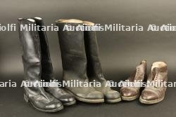 Lot comprenant 1 paire de bottes officier — photo 1
