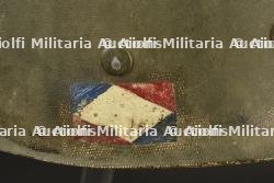 Casque US M1 de capitaine 1ère Armée Française. — photo 3
