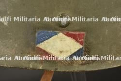Casque US M1 de capitaine 1ère Armée Française. — miniature 6