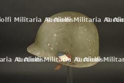 Casque US M1 de capitaine 1ère Armée Française. — miniature 7