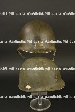 Casque US M1 de capitaine 1ère Armée Française. — miniature 21
