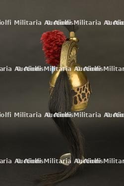 Casque de dragons de troupe, modèle 1858. French enlisted dragoon helmet, model 1858. — miniature 10