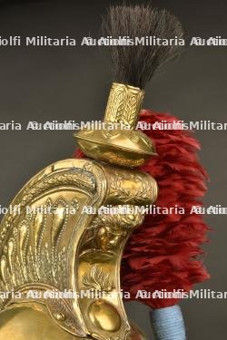 Casque de dragons de troupe, modèle 1858. French enlisted dragoon helmet, model 1858. — miniature 14