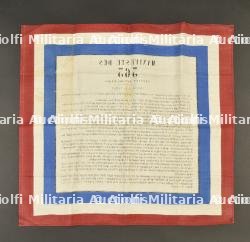 Carré de soie du manifeste des 363 députés. Silk square commemorating the Manifesto of the 363 Deputies. — miniature 1