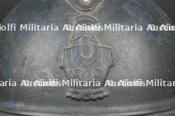 Casque Adrian modèle 1915 du génie. Model 1915 Adrian engineer helmet. — miniature 3