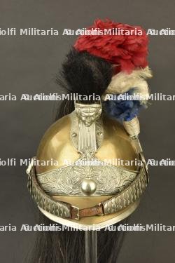Casque de gendarme à pied, modèle 1912. Model 1912 foot gendarme helmet.