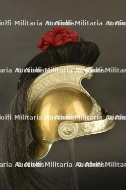 Casque de gendarme à pied, modèle 1912. Model 1912 foot gendarme helmet. — miniature 9