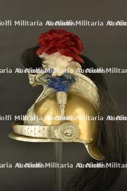 Casque de gendarme à pied, modèle 1912. Model 1912 foot gendarme helmet. — miniature 12