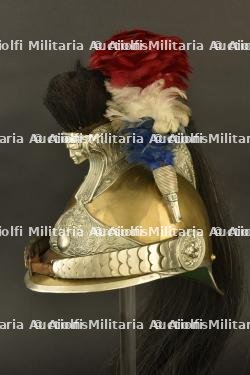 Casque de gendarme à pied, modèle 1912. Model 1912 foot gendarme helmet. — miniature 14