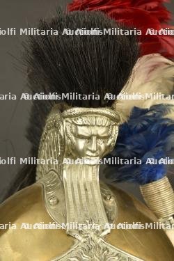 Casque de gendarme à pied, modèle 1912. Model 1912 foot gendarme helmet. — miniature 15