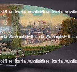 Peinture sur bois de la Première Guerre mondiale. First World War painting on wood. — miniature 2