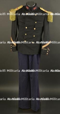 Paletot de marsouin. Colonial infantry greatcoat and trousers.