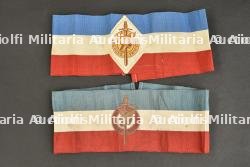 Ensemble de brassards Jeunesses Patriotes. Patriotic Youth armbands.
