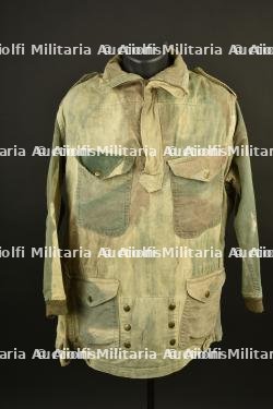 Denison Smock 1er modèle identifiée 1er BFMC. First-pattern Denison smock attributed to the 1st BFMC.