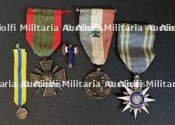 FRANCE MEDAILLES LEVANT ETAT FRANCAIS ET 1939 1945. France medals Levant State French and 1939 1945.