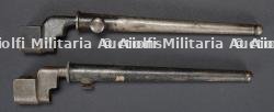 Baïonnettes clou. Spike bayonets.
