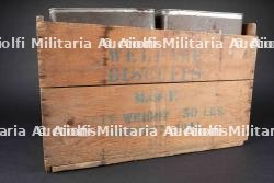 Caisse de biscuits britannique. British biscuit crate.