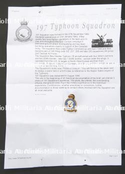 Insigne du 197ème Squadron RAF. RAF 197 Squadron badge.