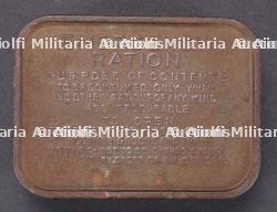 Boite Emergency Ration. Emergency Ration tin.