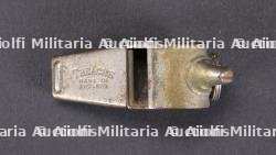 Sifflet de pilote RAF provenant d'un Stalag. RAF Pilot's Whistle Recovered from a Stalag POW Camp.