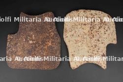 Plaques de blindage WWI. WWI armour plates.