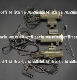 Dispositif de lumière pour mortier US. US mortar lighting equipment.