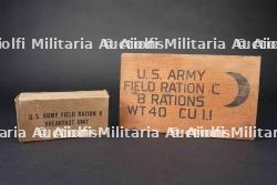 Boite de ration US. US ration box.