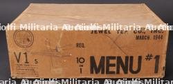 Carton de Menu 1. Menu 1 ration carton.
