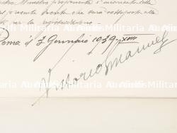 Courrier de Vittorio Emanuele III. Letter from Vittorio Emanuele III. — miniature 5