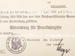 Diplômes et médailles WWI. Diplomas and medals from WWI. — photo 6