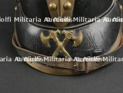 Casque de pompier allemand. Imperial german firefighter helmet. — photo 2