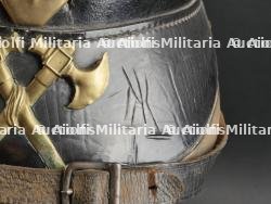 Casque de pompier allemand. Imperial german firefighter helmet. — miniature 13