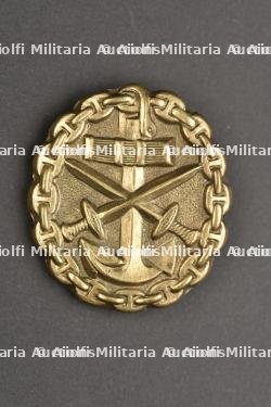 Insigne des blessés marine. Marine wounded badge.