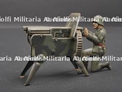 Mitrailleuse allemande. German Machine Gun.