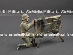 Mitrailleuse allemande. German Machine Gun. — miniature 3