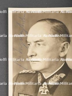 Autographe Erwin Von Witzleben. Autograph of Erwin Von Witzleben. — photo 4