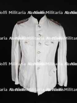 Vareuse blanche d officier de la Heer. Heer officer jacket. — photo 1