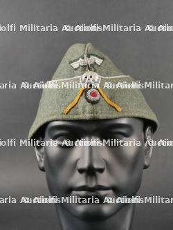 Calot officier cavalerie. German cavalry officer garrison cap. — photo 1
