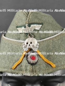Calot officier cavalerie. German cavalry officer garrison cap. — photo 2