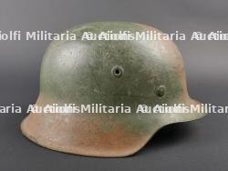 Casque camouflé allemand. German Camouflaged Helmet. — miniature 6