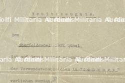Diplôme de la médaille des blessés. Diploma for the wounded. — miniature 4
