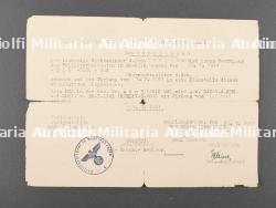 Diplôme Gendarmerie. German Gendarmerie diploma. — photo 2