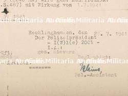 Diplôme Gendarmerie. German Gendarmerie diploma. — miniature 3