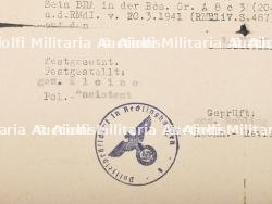 Diplôme Gendarmerie. German Gendarmerie diploma. — miniature 4
